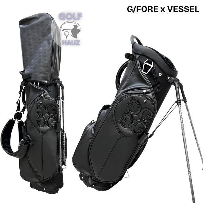 PREMIUM Golf Bag Vessel G/FORE GFORE Magnetic Pouch Suede Pot Tas Light Weight Golfbag Black Doff Tr