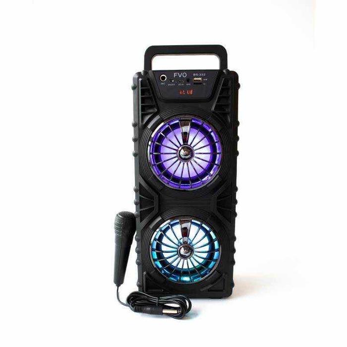 Speaker Bluetooth + Mic SK33 Speker Lampu LED Wireless Spiker Bass