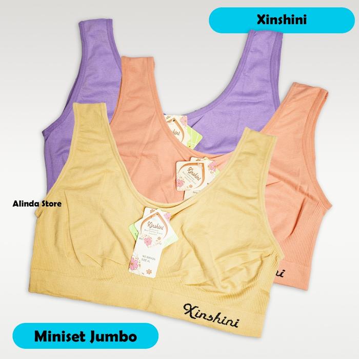 Bra Miniset Remaja Jumbo Xinshini Muat BB 75 Kg Seamless