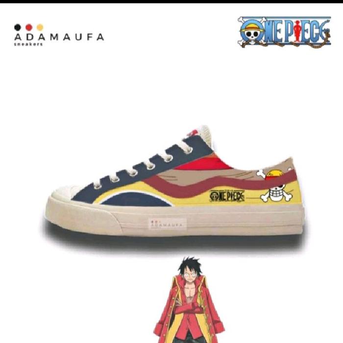 sepatu custom ventela luffy one piece pria wanita