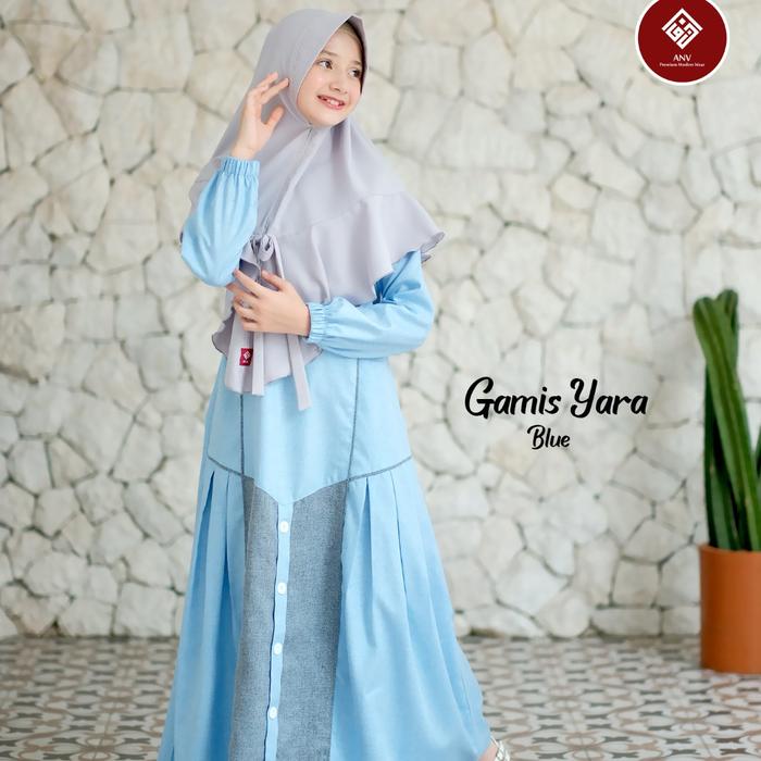 Gamis Anak dan Remaja Gamis Yara ANV Gamis Couple Sarimbit