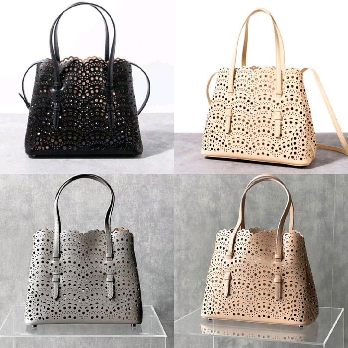 Alaia Mina 25 Vienne Wave Tote Bag