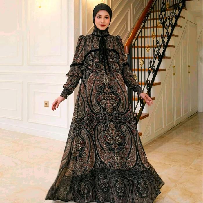 Gamis set hijab Agus Hanggono