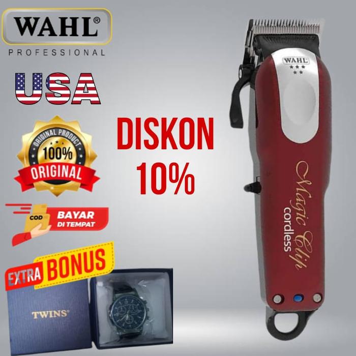 Wahl 5 Star Magic Clip Cordless Hair Clipper - Alat Cukur Rambut Profesional