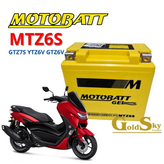 Aki Kering Motor Yamaha NMax Aerox 155 Lexi MTZ6S MOTOBATT