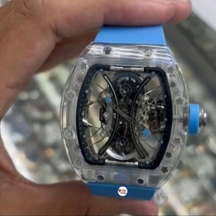 Jam tangan RM53-01 Tourbillon Automatic Blue dial Fullset