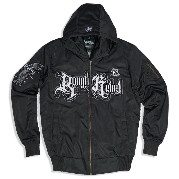 ROUGHREBEL OFFICIAL STORE - BLACK TERROR BOMBER JACKET