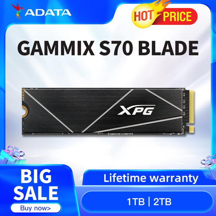 novo ADATA XPG GAMMIX S70 Blade PCIe Gen4x4 M.2 2280 Nvme 1TB 2TB
