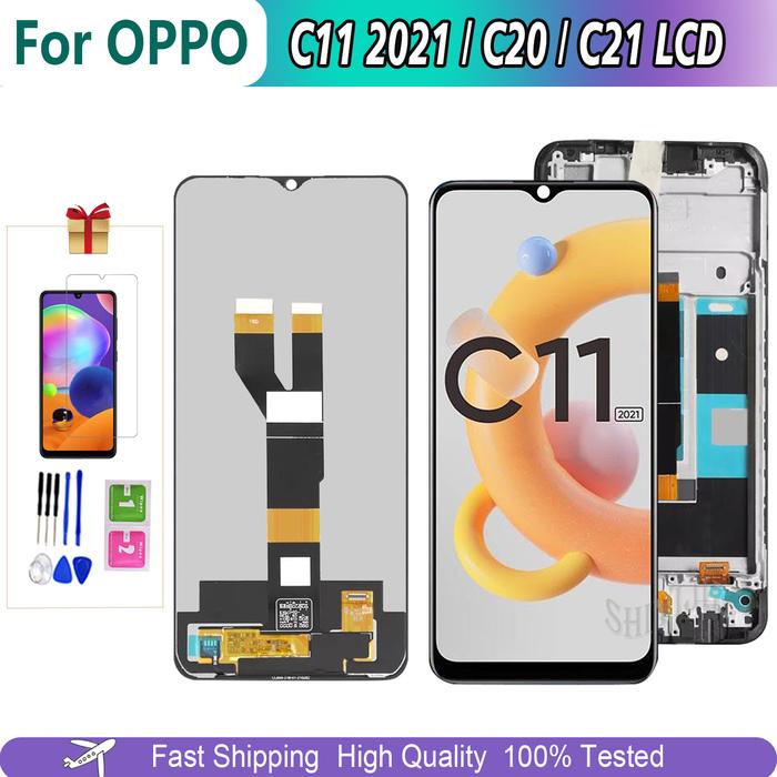 Original For Oppo Realme C11 2021 RMX3231 RealmeC11 Lcd Display Touch