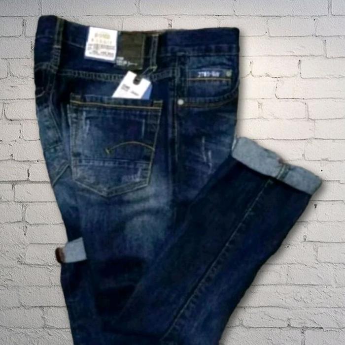 Promo Celana panjang Pria Bombboogie / celana Panjang jeans pria standar reguler bahan Denim Nyaman 