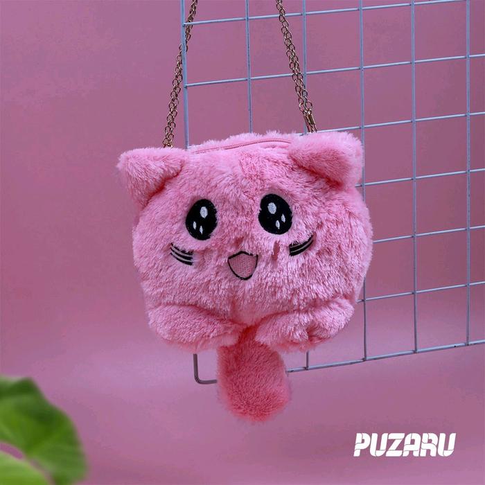 Tas boneka karakter kucing. pizaro. tas boneka anak2 Selempang Wanita