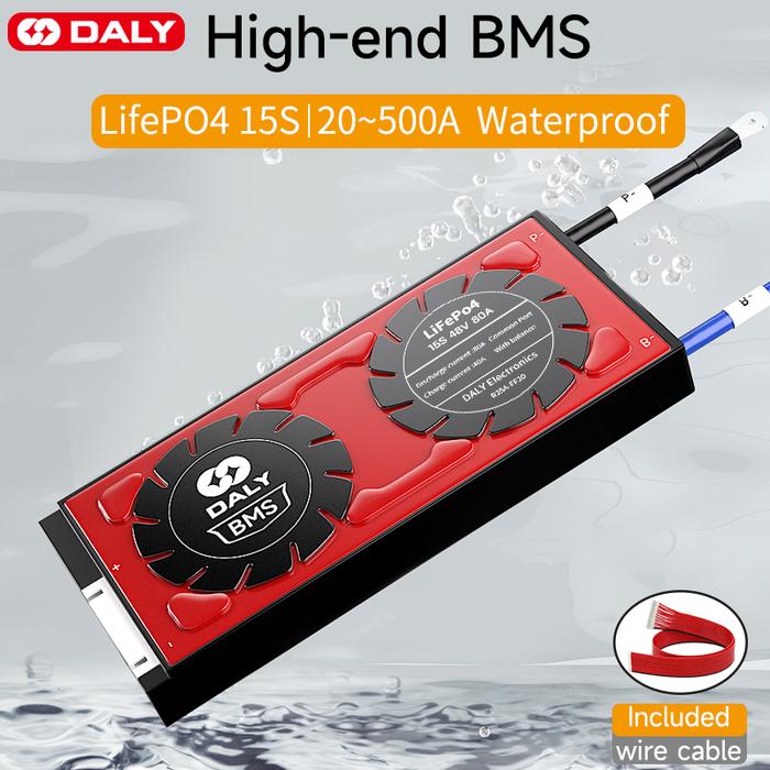 Daly 3.2V 48v LifePo4 15S bms 48V 20A 30A 40A 60A 100A 200A 500A