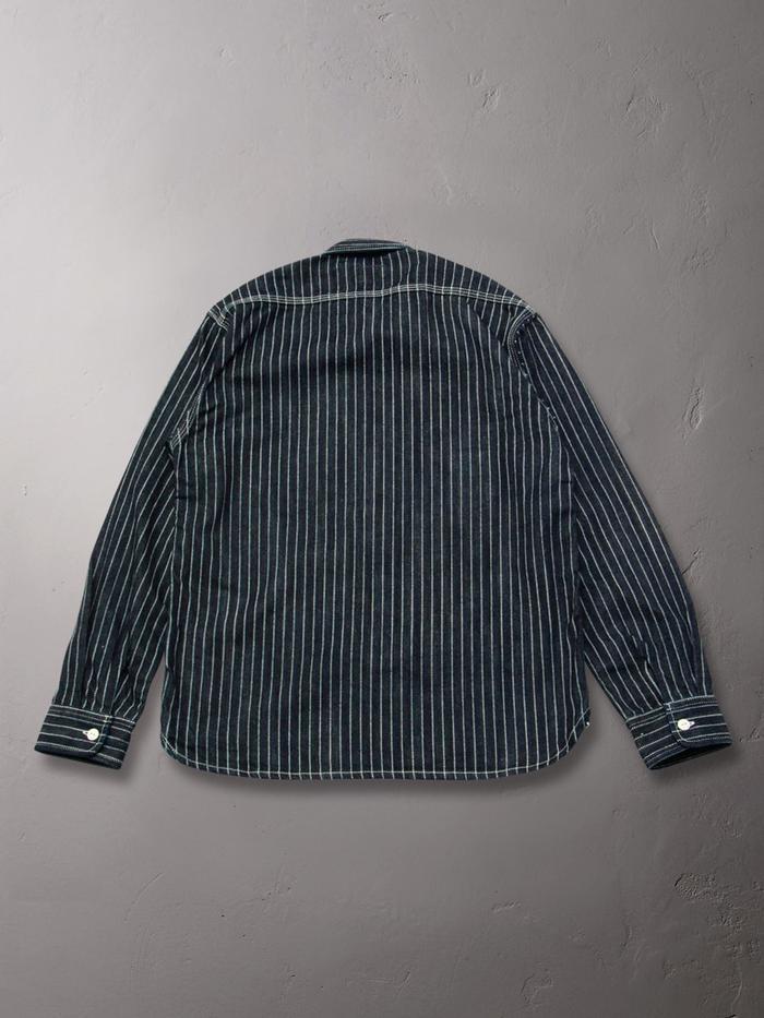 The Flat Head Wabash Indo Selvage Denim Shirt
