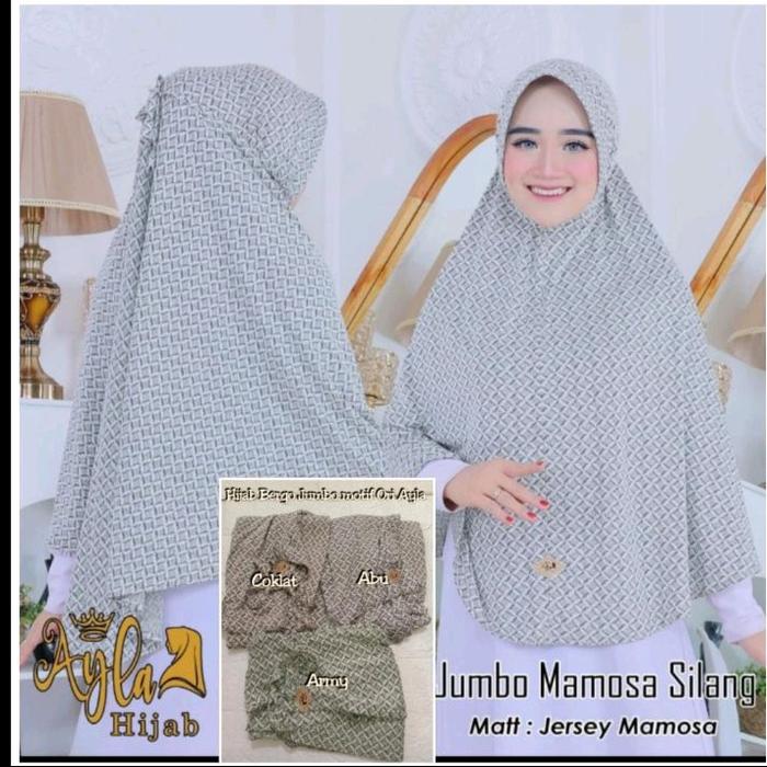 Bergo jumbo XL motif/Bergo jumbo Cuting ayla
