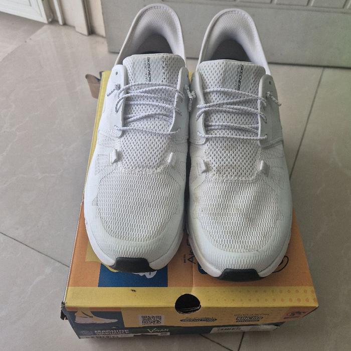 SKECHERS SLIP INS GLIDE STEP WHITE