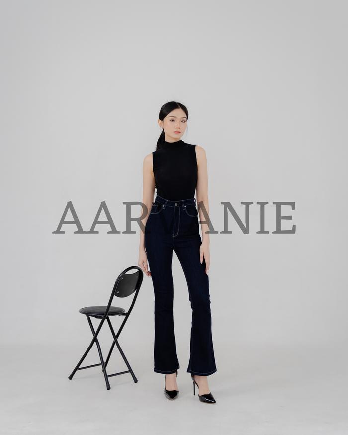 [AARVANIE FASHION] Celana Jeans Wanita Praha Cutbray Garmen.