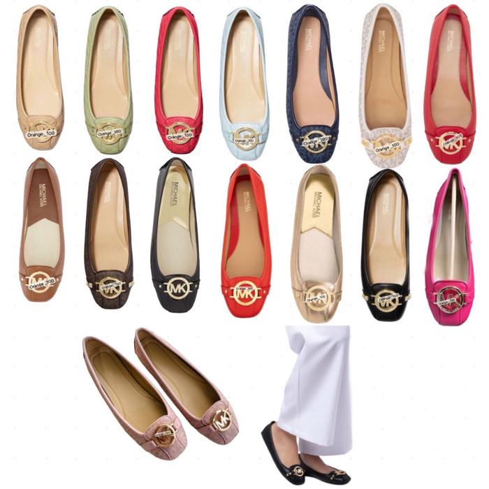 Sepatu Mk Fulton Flat Shoes Original Beragam Warna