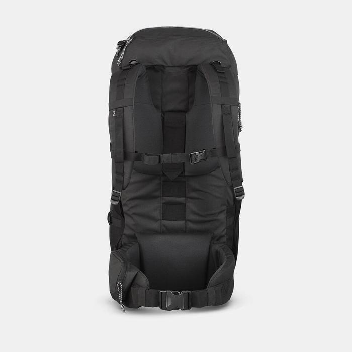 Ready Stok Decathlon FORCLAZ Tas Carrier MT100 - 50L - Hitam - 8735043