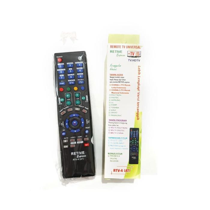 Remote TV Universal / Remot multi semua merk TV LED LCD + Parabola