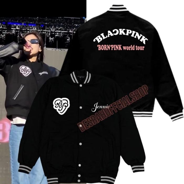 JACKET VARSITY baseball BLACKPINK BORNPINK tour