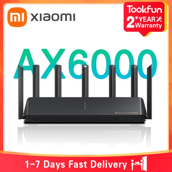 Original Xiaomi AX6000 AIoT Router 6000Mbs WiFi6 VPN 512MB Qualcomm