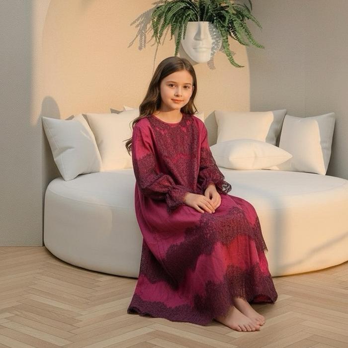 Kopuka Kids - Adzkia gamis baju anak pere baju anak muslimah gamis anak premium baju idul fitri anak