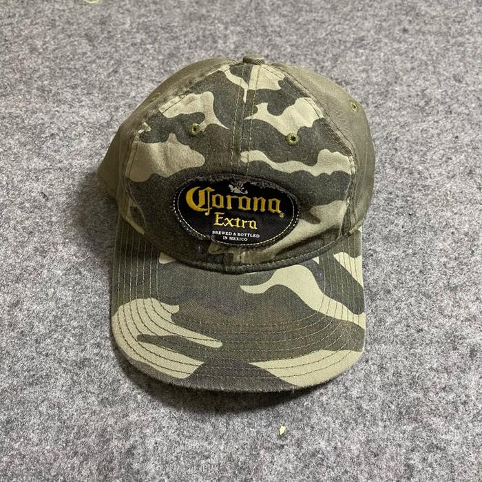 Corona Extra Camo Snapback Vtg