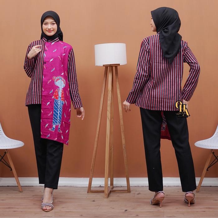 Atasan Tunik Batik Bu Tejo