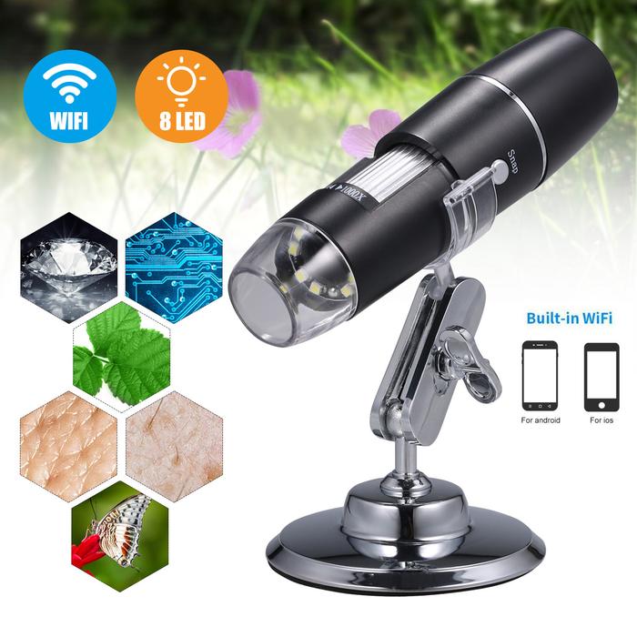 KKmoon Electron Digital Microscope Portable WiFi Wirelessly 1000x