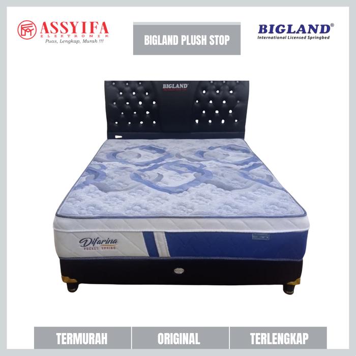 NEW PRODUK SPRINGBED BIGLAND PLUSH STOP SERIES GARANSI RESMI | SPRINGBED DOUBLE BUSA GARANSI 15 TAHU