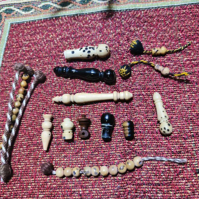 Kepala tasbih dan pembatas oud sholib yuser laut merah kayu luz abanus unnab n