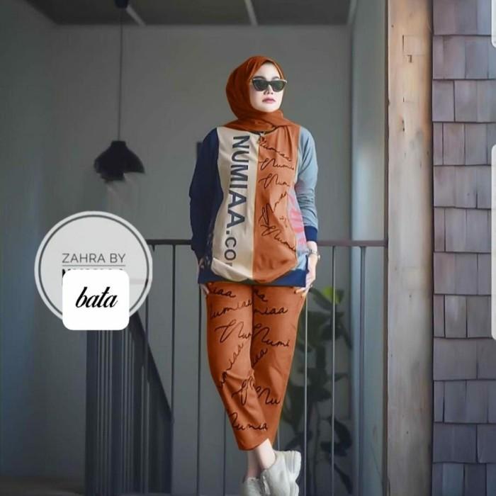 Setelan celana wanita fashion / Set Numia