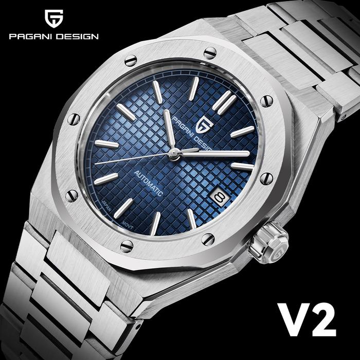 2024 PAGANI DESIGN 40MM Men Automatic Mechanical Watches Stainless