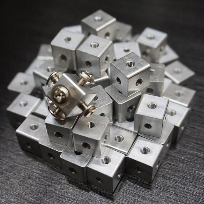 12MM 15MM 20MM Six Sided Fixed Block Square Nut Acrylic Plate