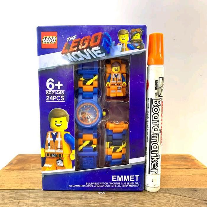 jam LEGO movie 2 emmet Watch jam tangan karakter original CWUwipDSD #lego #jam #itoys #vanmarvel #