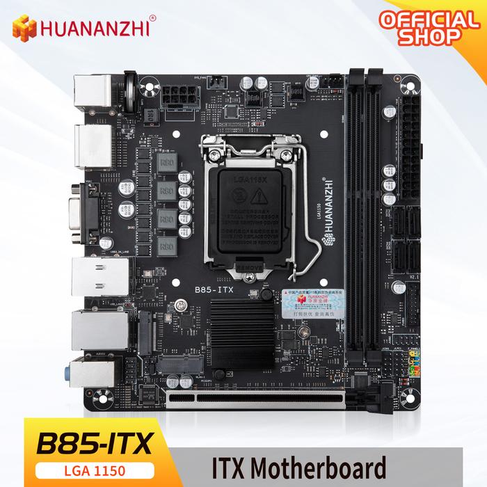 HUANANZHI B85-ITX Motherboard Mini ITX LGA1150 Intel B85 DDR3 16GB M.2 NVMe