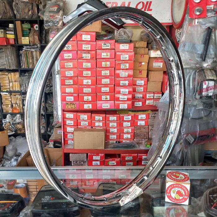 RIM WHEEL VELG RUJI JARI JARI 1.40X18 140 X 18 HM TENGAH HONDA S90Z 90Z CB100 CB125 WIN GL MAX PRO M