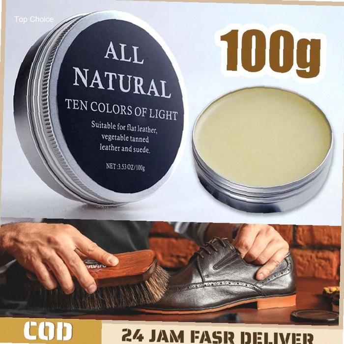 100g Leather Bal Natural Balsam Wax Perawatan Tas Kulit Pembersih Noda Dan Perawatan Tas Sepatu Jake