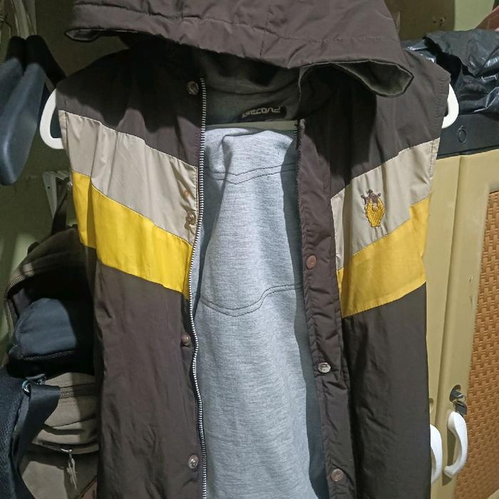 jaket hoody parasut brand 3Second