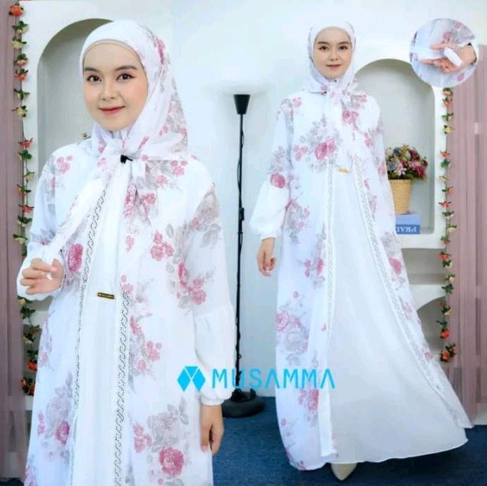 Gamis Mawar Musamma Syar'i
