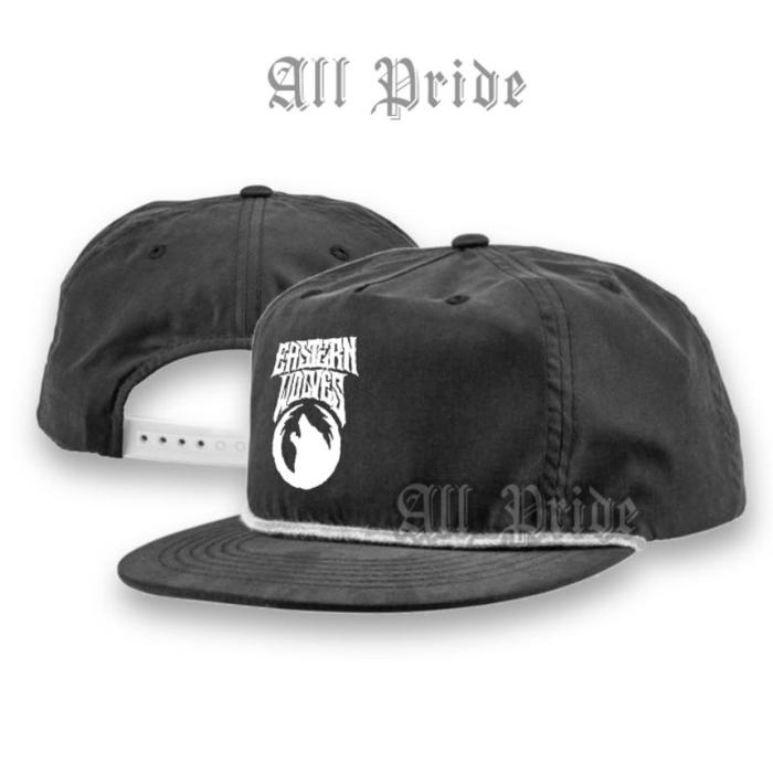 Topi Eastern Wolves Snapback Classic/Snapback Old School/Snapback Klasik/Snapback Tali Premium Pria 