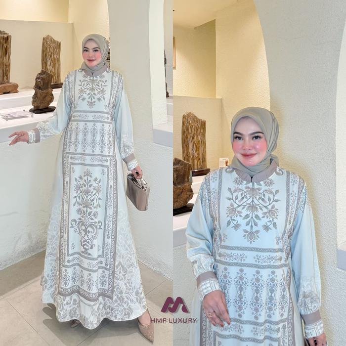 Zalia Dress By HMF Luxury // Gamis  Muslim Simple Cantik Elegant