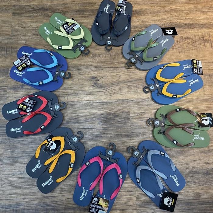 Sandal fipper cowok cewek uni clasic