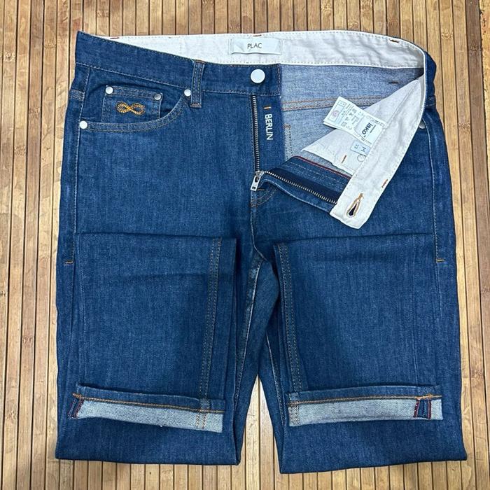 PLAC SLIM STRAIGHT BLUE DENIM SELVEDGE STRETCH JEANS carhartt