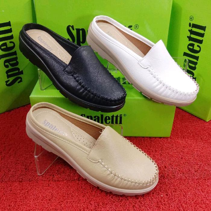 Sepatu sandal selop wanita SPALETTI 26-095 terbaru original