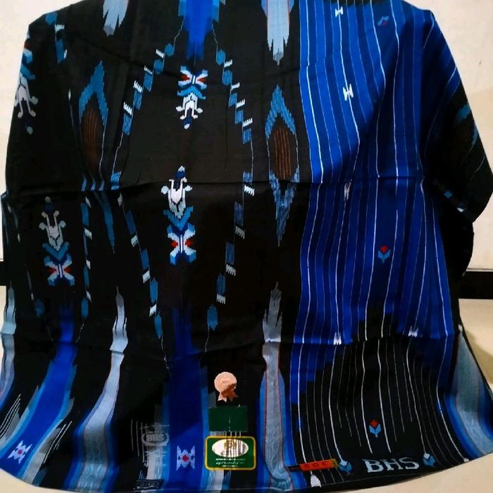 SARUNG BHS SGC SILVER SUTERA SPUNSILK 210 HITAM LIMITED EDITION