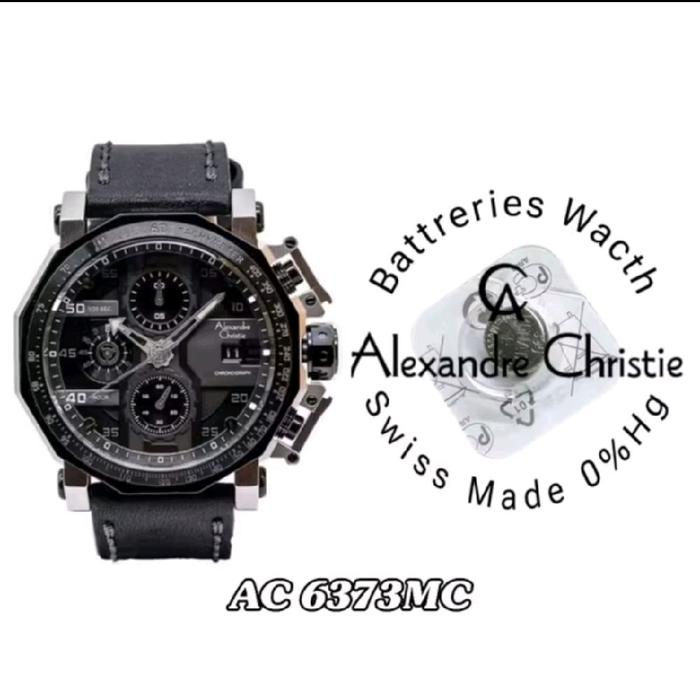 6373MC battrai jam tangan Alexandre Christie battrai pengganti battrai jam original