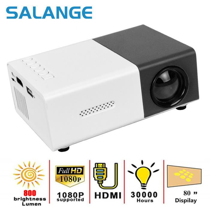 New YG300 Pro Portable Mini Projector LED Supported 1080P Full HD