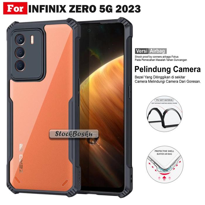 S/P- CASING Case Infinix Zero 5G 2023 Shockproof Fusion Armor Transparant