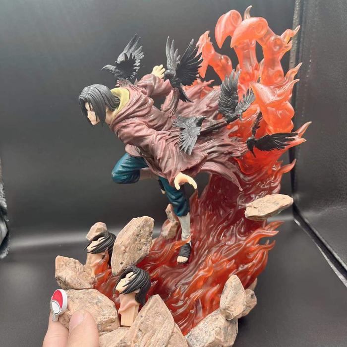 Figur Naruto 28Cm Akatsuki Uchiha Itachi Action Figure Figurine